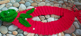 Handwoven Woolen Crochet Statement Piece – Colour Reversal Edition